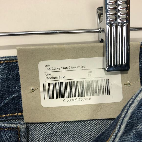 Everlane Womens The Curvy 90s Cheeky Straight Jean Blue Size 27 - Picture 4 of 7